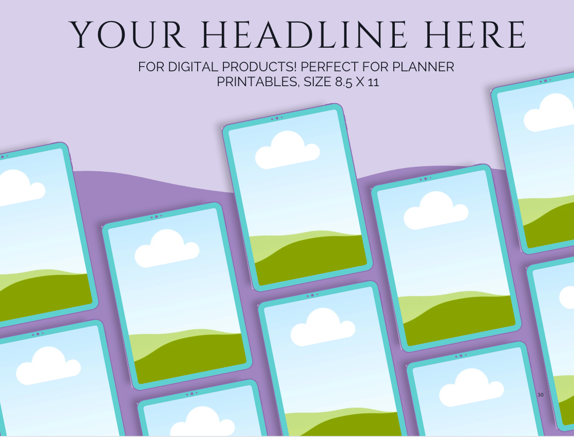 80 Pages of Digital Products Mockups