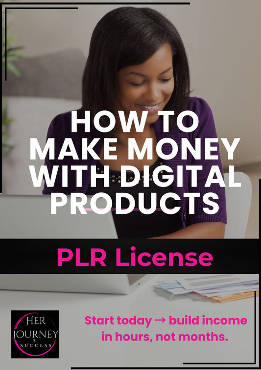 How to Make Money with Digital Products - PLR License