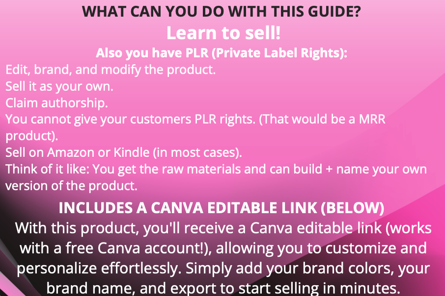 How to Make Money with Digital Products - PLR License